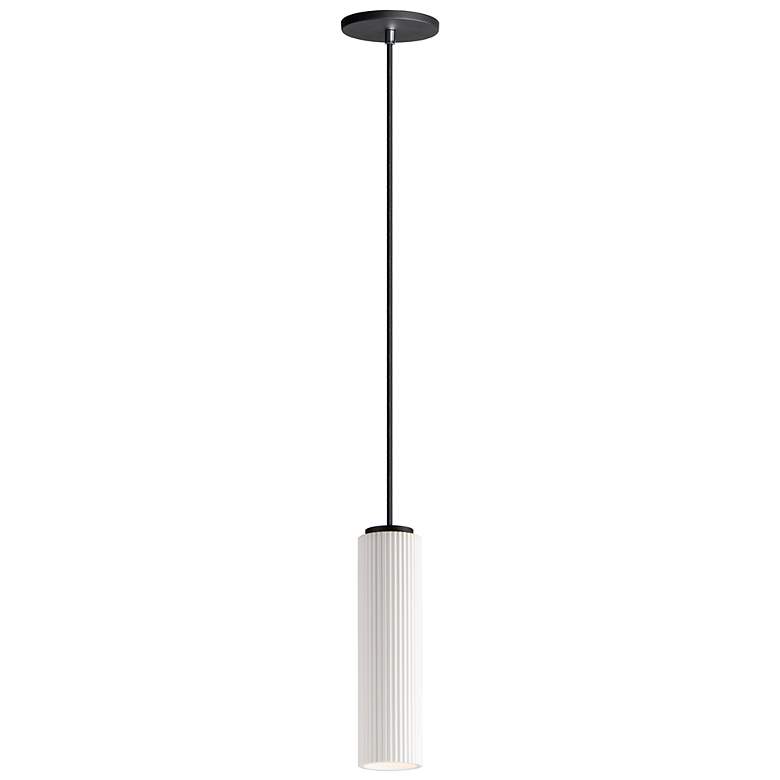 Image 1 ET2 Pleat 7.5 inch Wide LED Plaster Pendant