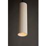 3_ET2 Pleat 7.5" Wide LED Plaster Pendant more views