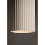 4_ET2 Pleat 7.5" Wide LED Plaster Pendant more views