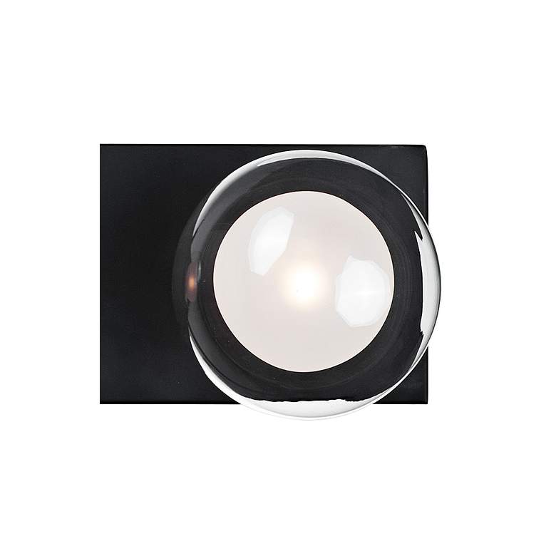 Image 2 ET2 Pod 22" Wide Black 3-Light LED Bath Light more views