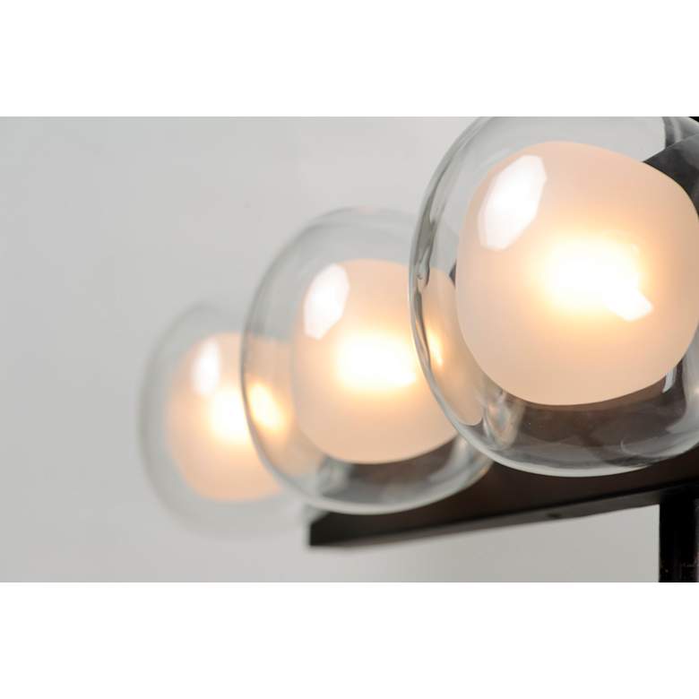 Image 3 ET2 Pod 22" Wide Black 3-Light LED Bath Light more views