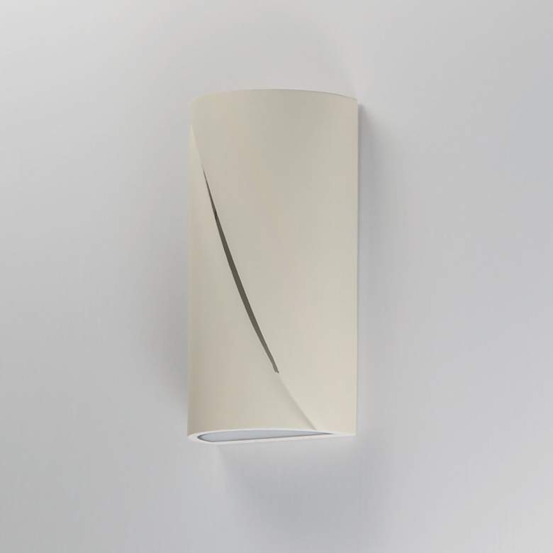 Image 4 ET2 Puff 12" Chaulk White LED Outdoor Wall Sconce more views