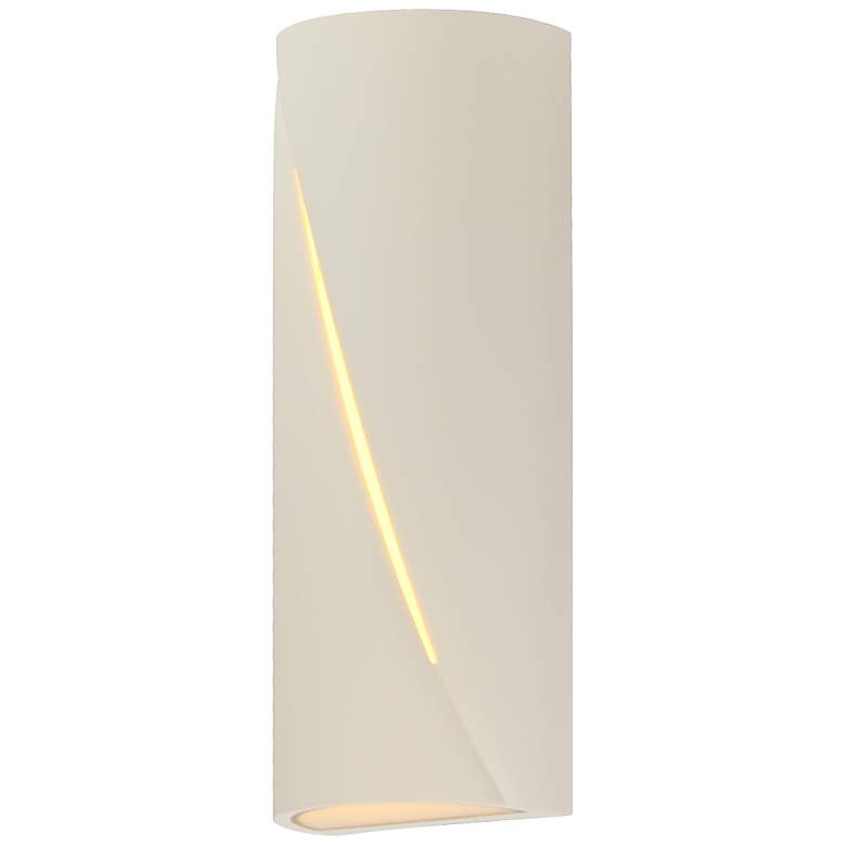Image 1 ET2 Puff 16" Chaulk White LED Outdoor Wall Sconce