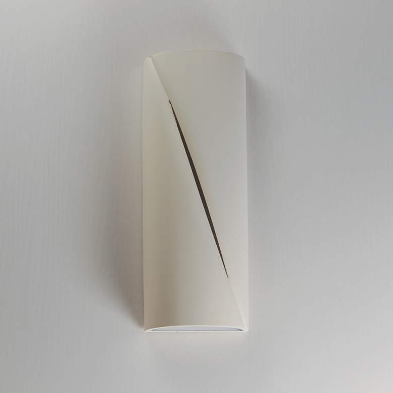 Image 2 ET2 Puff 16" Chaulk White LED Outdoor Wall Sconce more views