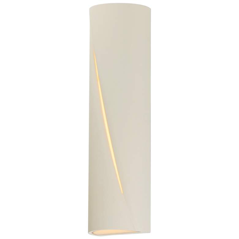 Image 1 ET2 Puff 22" Chaulk White LED Outdoor Wall Sconce