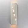 3_ET2 Puff 22" Chaulk White LED Outdoor Wall Sconce more views