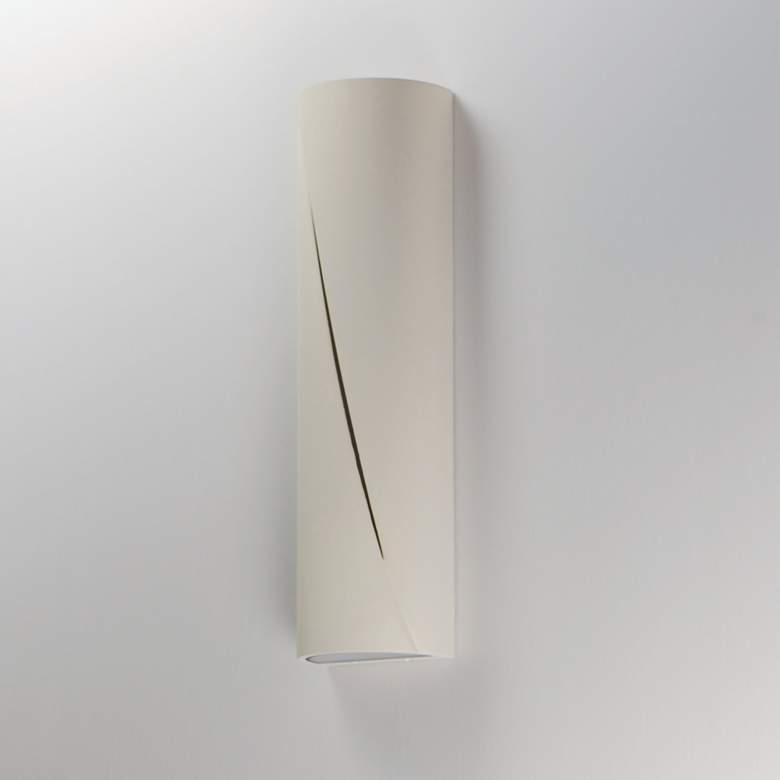 Image 4 ET2 Puff 22" Chaulk White LED Outdoor Wall Sconce more views