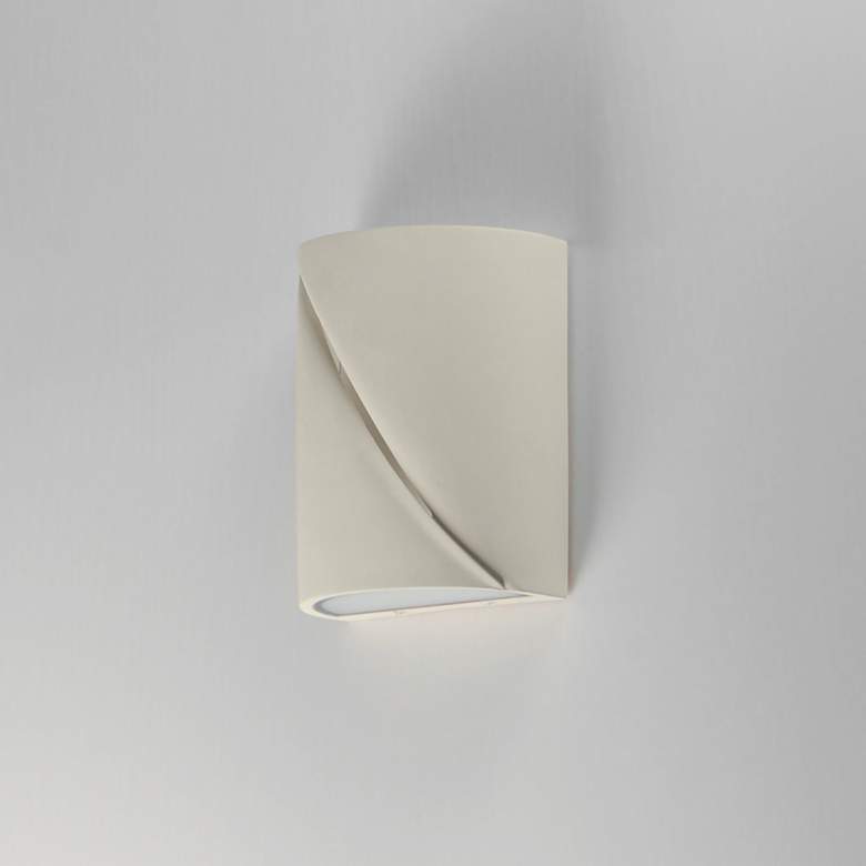 Image 4 ET2 Puff 8" Chaulk White LED Outdoor Wall Sconce more views