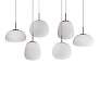 5_ET2 Puffs 25 1/2"W Matte White 6-Light LED Linear Pendant more views