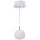 ET2 Puffs 6 1/4" Wide White LED Mini Pendant