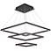 ET2 Quad 27 3/4" Wide Bronze LED Multi Light Pendant