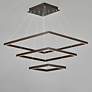 3_ET2 Quad 27 3/4" Wide Bronze LED Multi Light Pendant more views