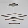 4_ET2 Quad 27 3/4" Wide Bronze LED Multi Light Pendant more views