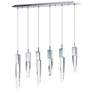 ET2 Quartz 39 1/4"W Nickel LED Kitchen Island Light Pendant