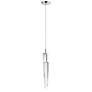 1_ET2 Quartz 4 3/4" Wide Polished Chrome LED Mini Pendant