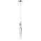 ET2 Quartz 4 3/4" Wide Polished Chrome LED Mini Pendant