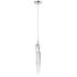 ET2 Quartz 4 3/4" Wide Polished Chrome LED Mini Pendant