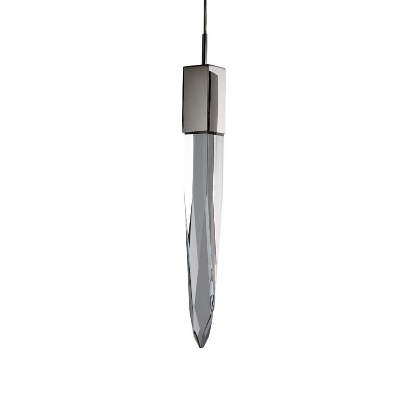 Image 2 ET2 Quartz 4 3/4" Wide Polished Chrome LED Mini Pendant more views