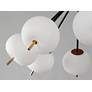 3_ET2 Quest 26 1/2" Wide Black and Gold 6-Light LED Pendant more views