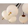 5_ET2 Quest 26 1/2" Wide Black and Gold 6-Light LED Pendant more views
