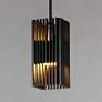 1_ET2 Rampart 11 3/4" High Black LED Outdoor Hanging Light