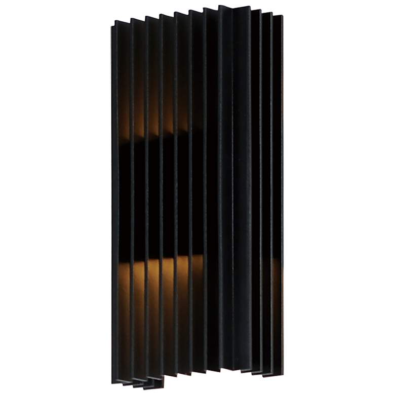 Image 1 ET2 Rampart 11 3/4" High Black LED Outdoor Wall Light