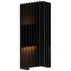 ET2 Rampart 11 3/4" High Black LED Outdoor Wall Light