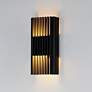 2_ET2 Rampart 11 3/4" High Black LED Outdoor Wall Light more views
