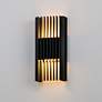4_ET2 Rampart 11 3/4" High Black LED Outdoor Wall Light more views