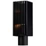 1_ET2 Rampart 15" High Black LED Outdoor Post Light