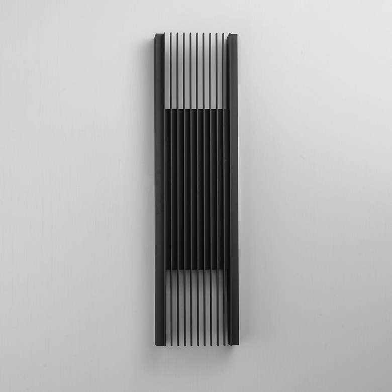 Image 2 ET2 Rampart 30" High Black XL LED Outdoor Wall Sconce more views