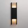 3_ET2 Rampart 30" High Black XL LED Outdoor Wall Sconce more views