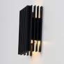 2_ET2 Rampart 5 1/2" High Black LED Outdoor Wall Light more views