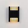 5_ET2 Rampart 5 1/2" High Black LED Outdoor Wall Light more views