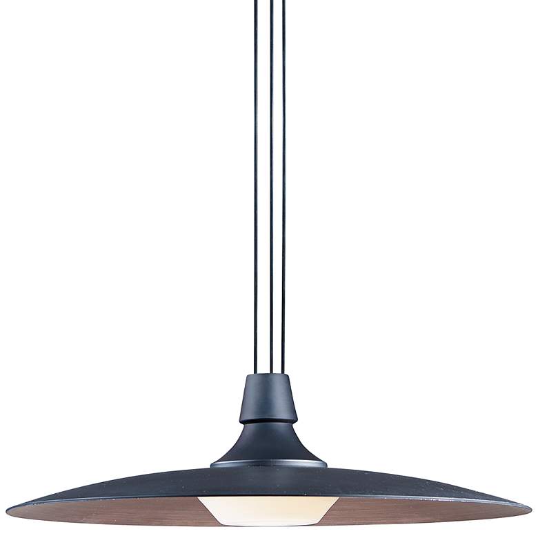 Image 1 ET2 Raven 17 3/4" Wide Black LED Pendant Light