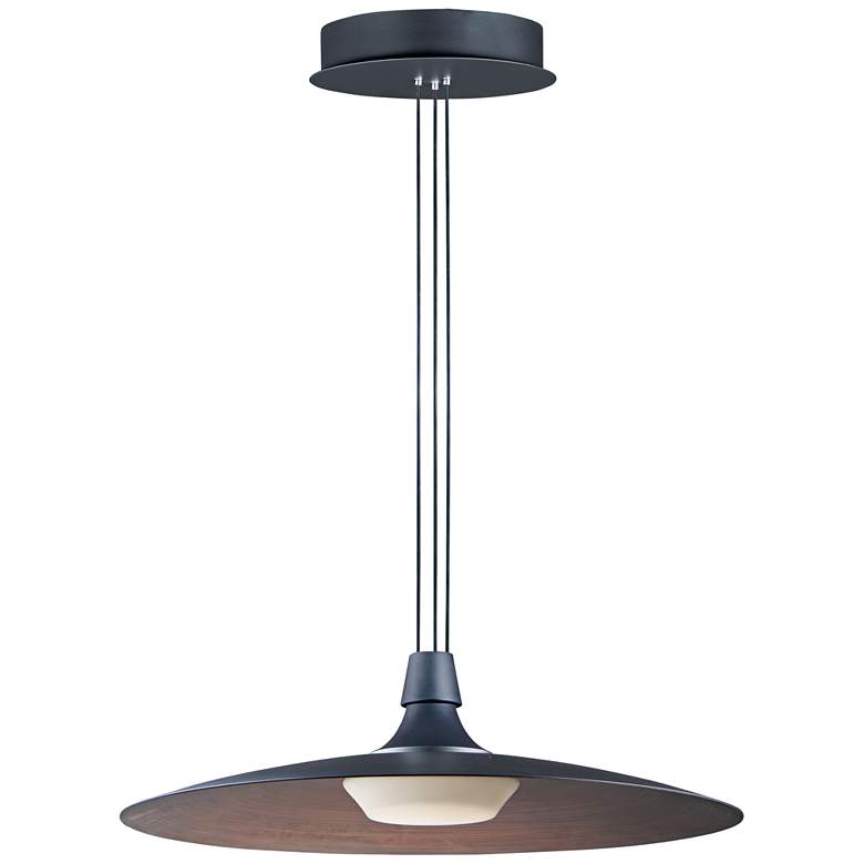 Image 1 ET2 Raven 23 1/2 inch Wide Black LED Pendant Light