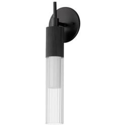 ET2 Reeds 16" High Black LED Wall Sconce