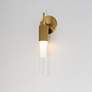 4_ET2 Reeds 16"High Gold ADA LED Wall Sconce more views