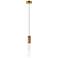 ET2 Reeds 2 1/4" Wide Gold LED Cylinder Mini Pendant