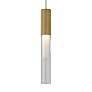 3_ET2 Reeds 2 1/4" Wide Gold LED Cylinder Mini Pendant more views