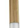 4_ET2 Reeds 2 1/4" Wide Gold LED Cylinder Mini Pendant more views