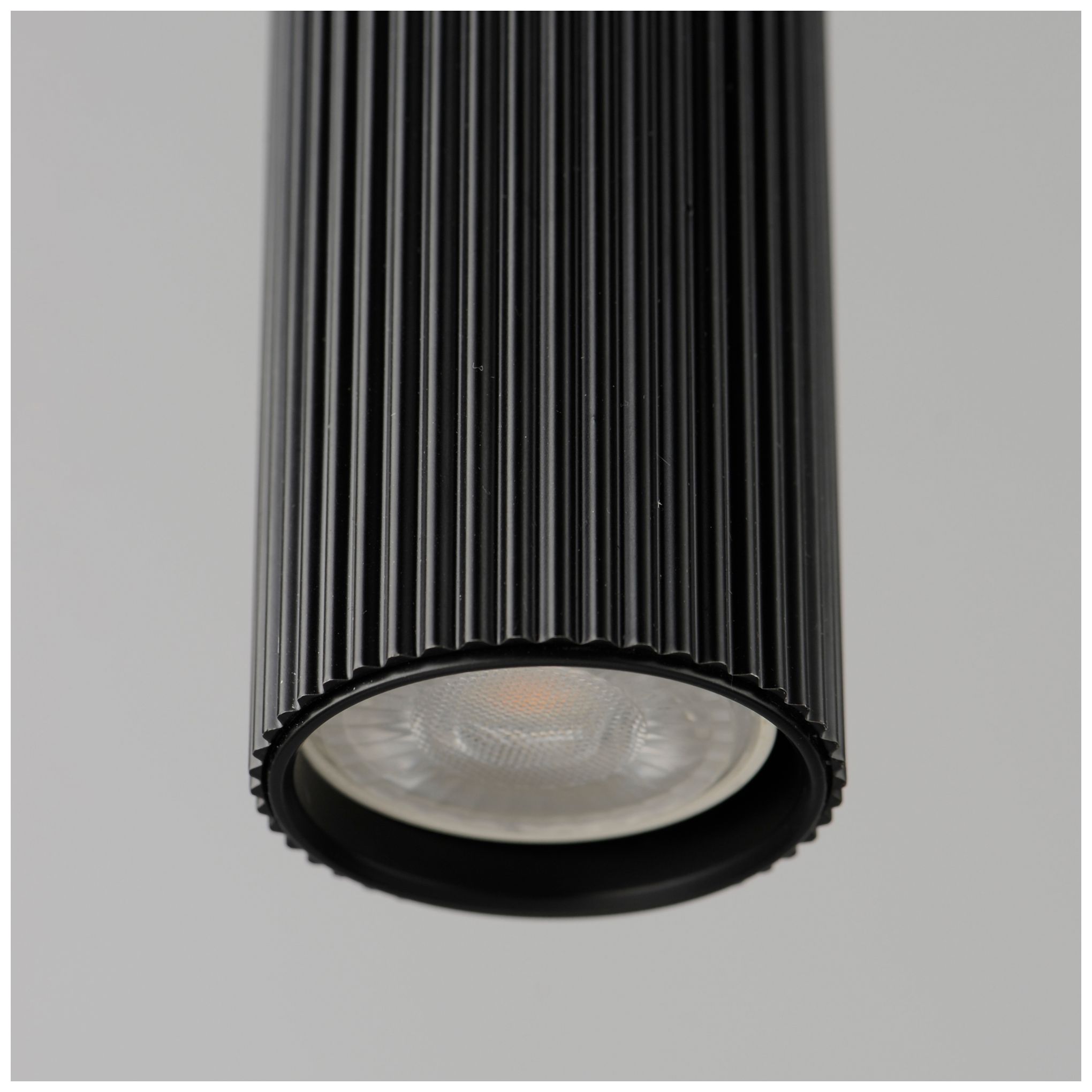 Image 5 ET2 Reeds 2 1/4" Wide Matte Black LED Mini Pendant more views