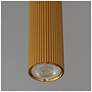 4_ET2 Reeds 2 1/4" Wide Gold LED Mini Pendant more views