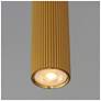 5_ET2 Reeds 2 1/4" Wide Gold LED Mini Pendant more views