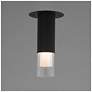 3_ET2 Reeds 8 1/2" High Black LED Flush Mount more views