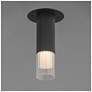 4_ET2 Reeds 8 1/2" High Black LED Flush Mount more views