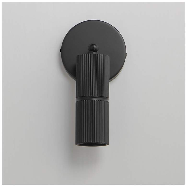 Image 3 ET2 Reeds 9" High Black LED Spot Light more views