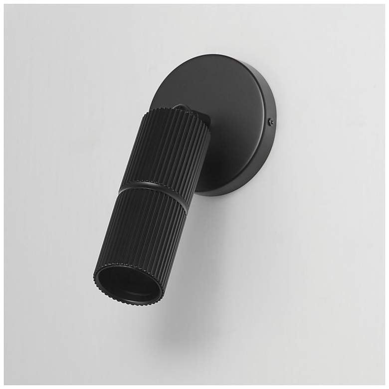Image 4 ET2 Reeds 9" High Black LED Spot Light more views