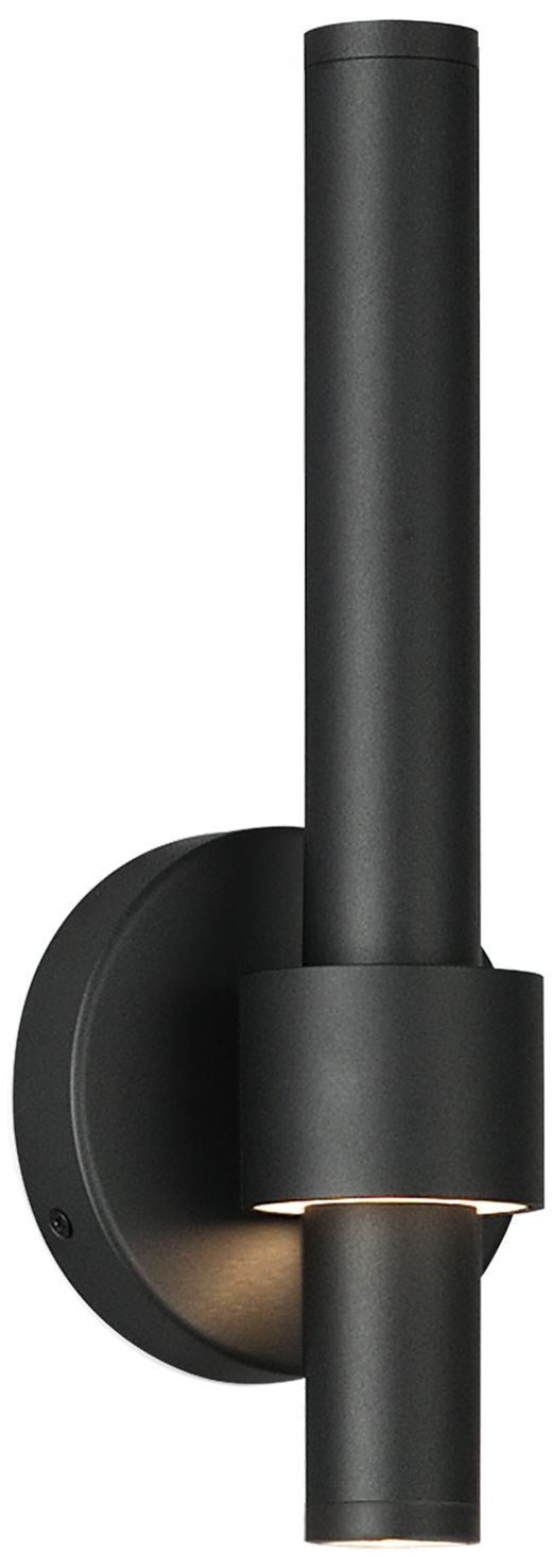 ET2 Reveal 14" Black LED Outdoor Wall Sconce