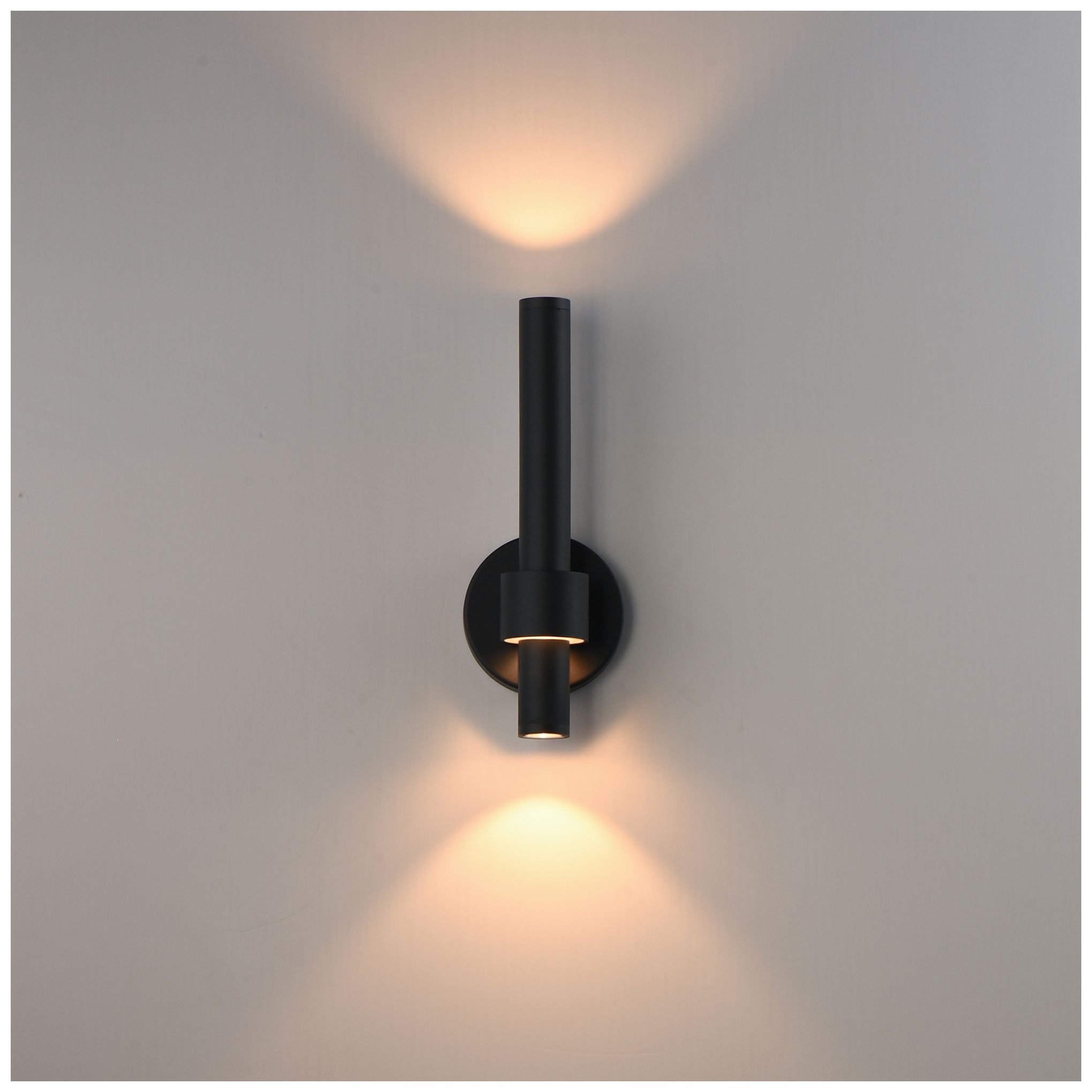 Image 3 ET2 Reveal 14" Black LED Outdoor Wall Sconce more views